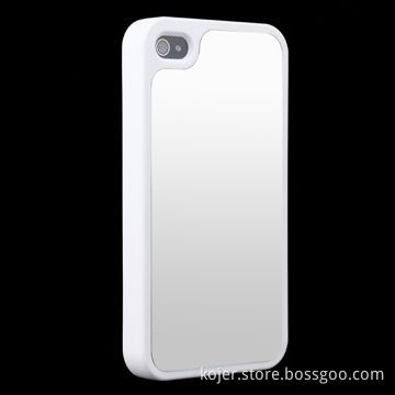 Case for iPhone 4, Made of Plastic and Aluminum, Customized Patterns and Logos Welcomed